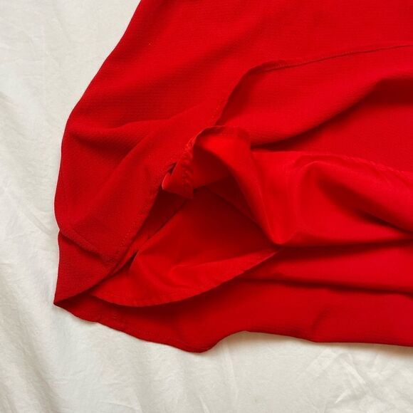 𝅺BB Dakota Walk On By Ruffle Dress in Red, size 8 - GUC - Picture 4 of 16